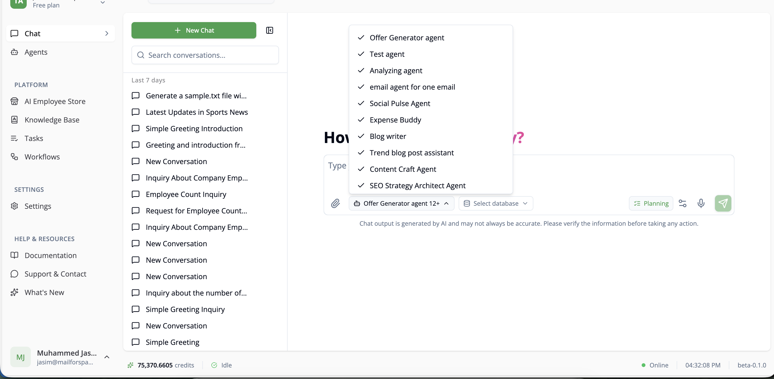 Multi-Agent Selector