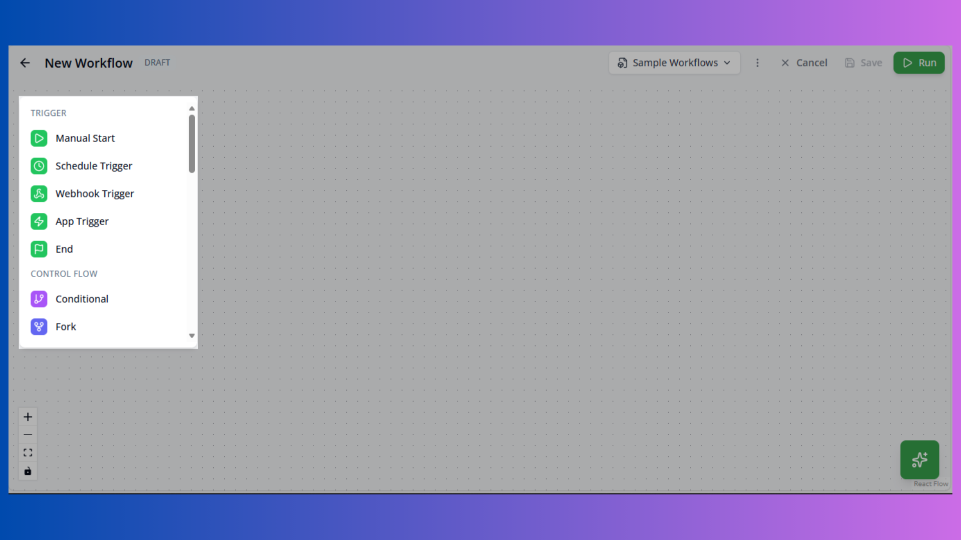 Workflow Create Steps
